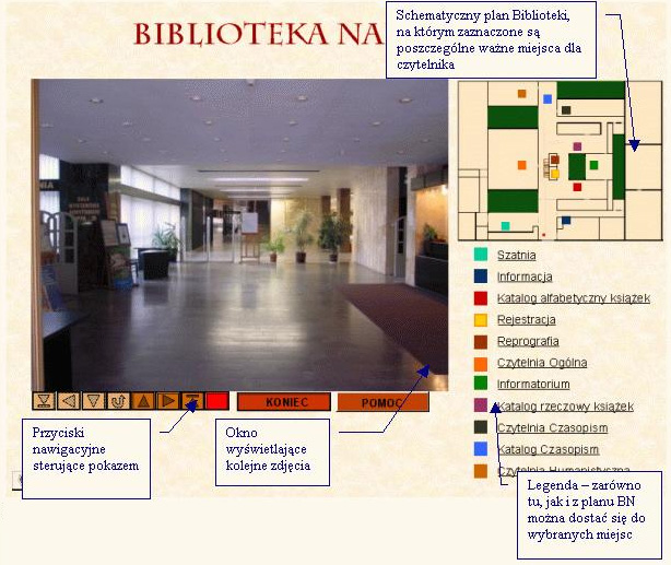Rys. 1. Podstawowa budowa slajdu w wirtualnej wycieczce
