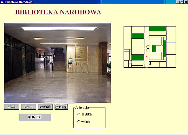 Rys. 3. Formularz wirtualnej wycieczki VB.