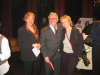 Na zdjęciu od lewej: Marzena Marcinek, Anders Bodeg&aring;rd, Maria Södeberg